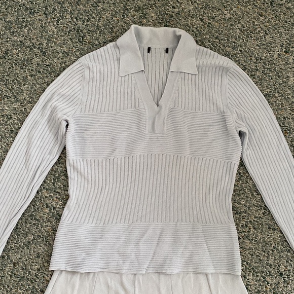 Vintage knitted top and skirts set - Picture 2 of 7